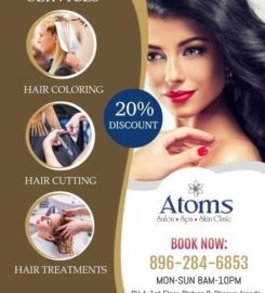 Atoms Salon, Spa & Skin Clinic